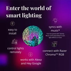 Twinkly Light Lysgardin - 210LED RGBW 1m Bred 2,1m Lang GEN II 20 Twinkly Light Lysgardin - 210LED RGBW 1m Bred 2,1m Lang GEN II -Homeshop Salgsbutik unnamed file 379