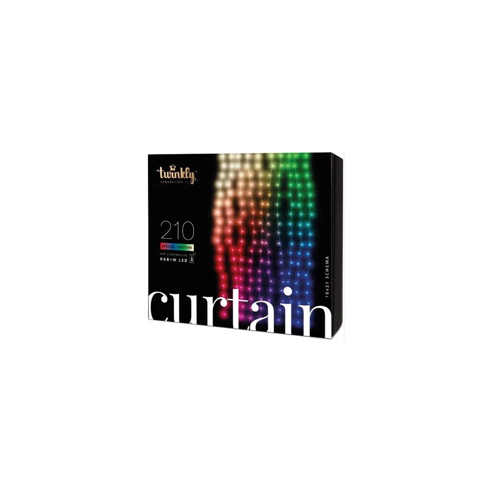 Twinkly Light Lysgardin - 210LED RGBW 1m Bred 2,1m Lang GEN II 12 Twinkly Light Lysgardin - 210LED RGBW 1m Bred 2,1m Lang GEN II - Billede 10