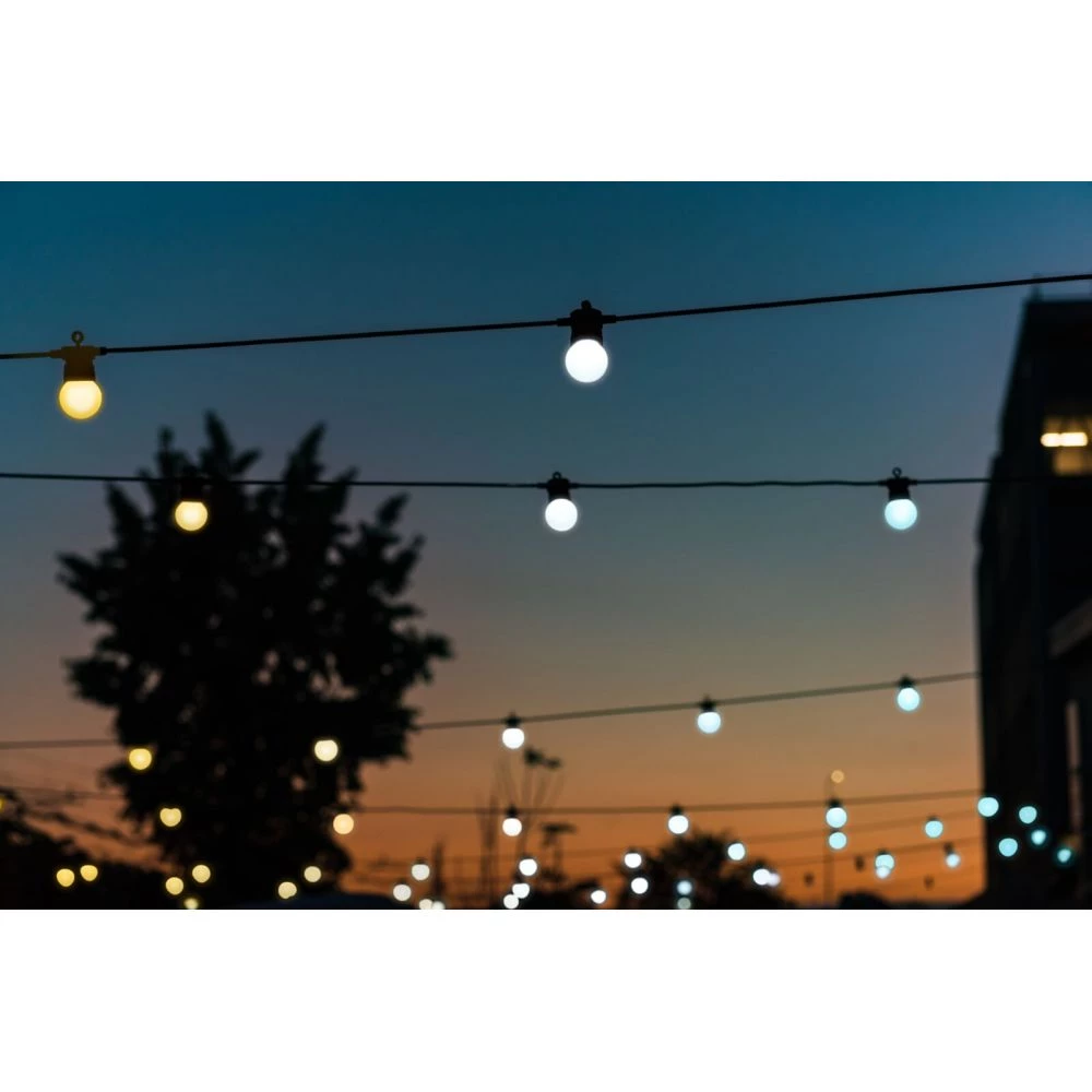 Twinkly Festoon Party Lights Lyskæde 20LED AWW G45 Bulbs 7 Twinkly Festoon Party Lights Lyskæde 20LED AWW G45 Bulbs - Billede 5