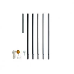 Twinkly Stang Til Juletræ 6 Meter Sort