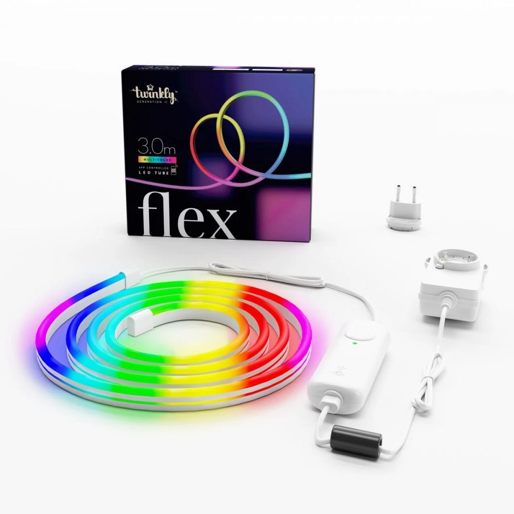 Twinkly Lightstrip - Flex Starter Kit 3m Hvid 4 Twinkly Lightstrip - Flex Starter Kit 3m Hvid - Billede 2