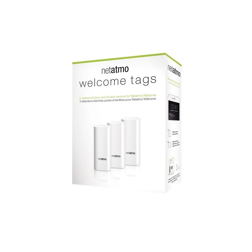 Netatmo Security Door Tags Bevægelsessensor, 3 Stk 5 Netatmo Security Door Tags Bevægelsessensor, 3 Stk - Billede 3
