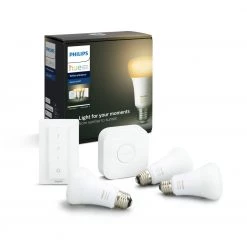Philips Hue White Ambience 8.5W A60 E27 Startsæt 3 Pærer