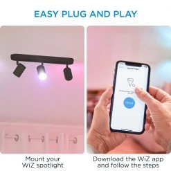 WiZ Imageo Spots 3x5W B 22-65K RGB - Color -Homeshop Salgsbutik unnamed file 858