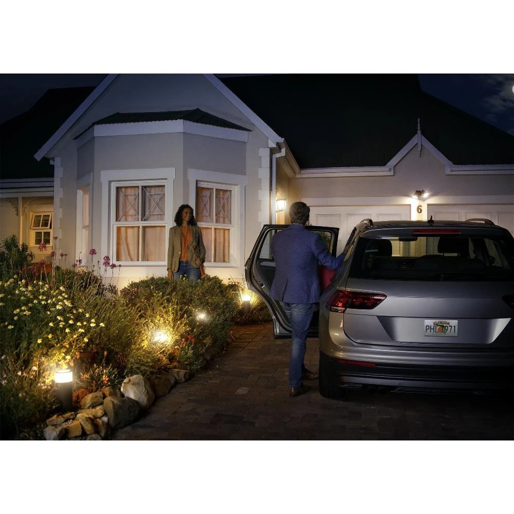 Philips Hue Lucca Væglampe Anthracite 1x9.5W 230V 4 Philips Hue Lucca Væglampe Anthracite 1x9.5W 230V - Billede 2