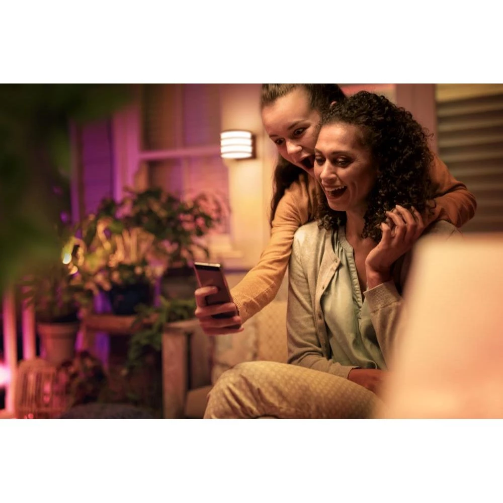 Philips Hue Lucca Væglampe Anthracite 1x9.5W 230V 10 Philips Hue Lucca Væglampe Anthracite 1x9.5W 230V - Billede 8