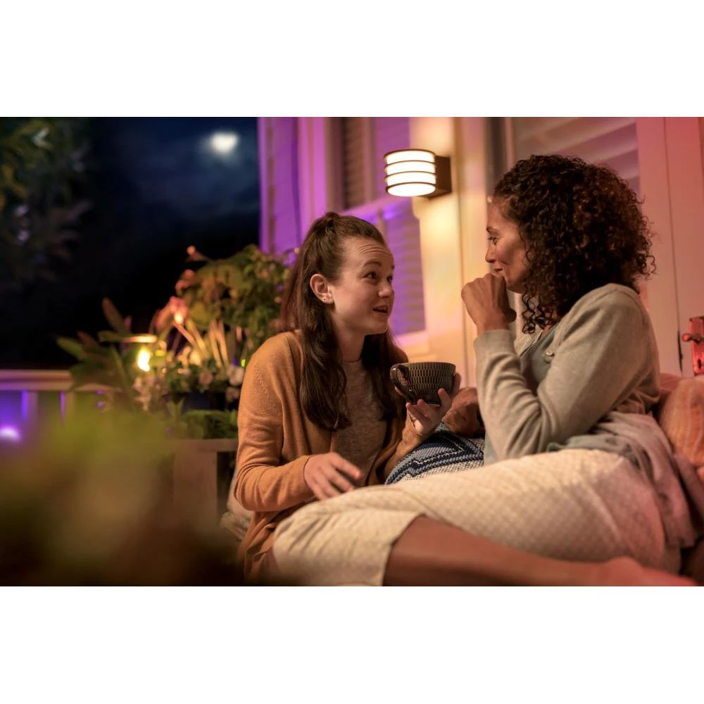 Philips Hue Lucca Væglampe Anthracite 1x9.5W 230V 11 Philips Hue Lucca Væglampe Anthracite 1x9.5W 230V - Billede 9
