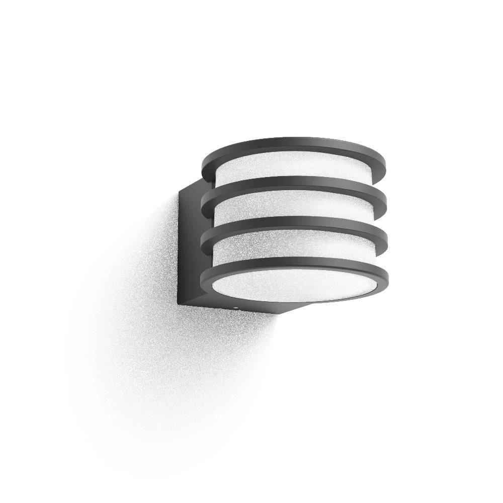 Philips Hue Lucca Væglampe Anthracite 1x9.5W 230V 17 Philips Hue Lucca Væglampe Anthracite 1x9.5W 230V - Billede 15